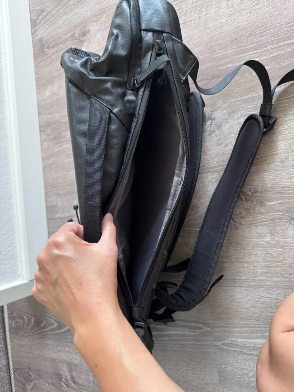 Lenovo Waterproof Laptop Padded Pocket Backpack | Black